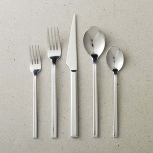 Inexpensive New Design Wedding Party Flatware <b>Mirror</b> Polish <b>Gold</b> Plated Cutlery Luxury Stainless Steel Silverware Cutlery Set - Product Image 1