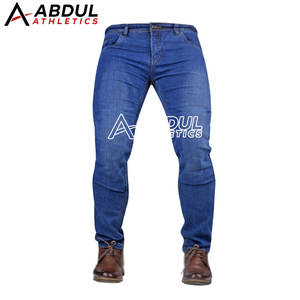 กางเกงยีนส์ผู้ชายสไตล์ใหม่สำหรับใส่กลางแจ้ง คุณภาพดีที่สุด สีตามสั่ง - Product Image 4