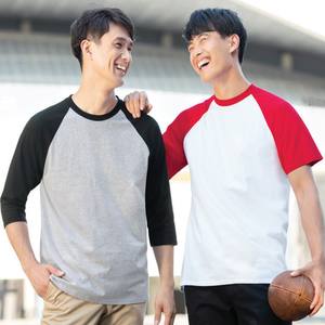 เสื้อยืดผ้าฝ้าย180 GSM สีล้วนสำหรับผู้ชายเสื้อยืดคอกลมแบบลำลองคอกลมสีพื้นเสื้อยืดพิมพ์โลโก้ตามสั่ง - Product Image 1