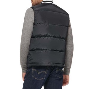 High Quality Men's Sleeveless Puffer <b>Jacket</b> OEM Custom Printed Winter Mens Puffer Vest with Pockets Wholesale Supplier - Product Image 2