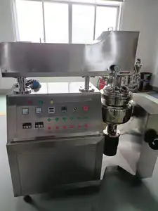 50L Cosmetics Cream Making Machine Vacuum Lotion Mixer Homogenizer Blending Mixing Tank Vacuum Emulsifying Machine