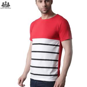 T-shirts pour hommes en coton biologique uni, tricotés, de haute qualité, écologiques, respirants, coupe classique, vente en gros, 100% coton - Product Image 1