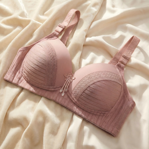 Reggiseno Push-Up Senza Ferretto all'Ingrosso, Sottile e Morbido, con Anello in Acciaio, Comodo, in Pizzo, Senza Fili, per <span class=keywords><strong>Taglie</strong></span> <span class=keywords><strong>Forti</strong></span> 2026 - Product Image 5