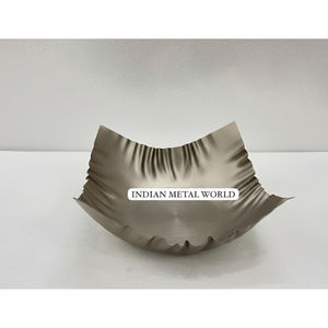 Bol à chocolat en aluminium au design classique, pièce maîtresse unique en métal, décoration de table, artisanat indien, fournisseur d'accessoires pour la maison - Product Image 1