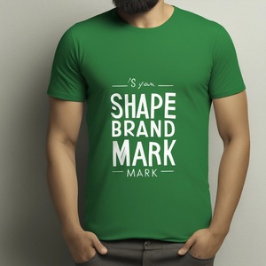 เสื้อยืดแขนสั้นไซส์ใหญ่พิเศษสำหรับผู้ชายระบายอากาศได้ดีผ้าคอตตอนแห้งเร็วปักโลโก้สไตล์ลำลอง - Product Image 3