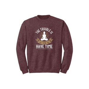 Sweat-shirt en mélange de coton avec des thèmes de bouddha imprimés Style décontracté 12 options de couleur 260-280 Placement de conception personnalisable GSM lourd - Product Image 6