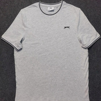 Camiseta de Algodón 100% de la Mejor Calidad para Hombre, Corte Regular, Excedente de Bangladesh, Manga Corta, Logotipo Bordado, Plazo de Entrega de Muestra de 7 Días