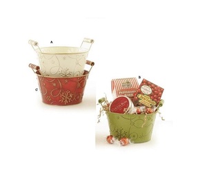 Juego antiguo de lujo de 2 jardineras de metal para diseño clásico de jardín y diferentes colores y formas y tamaños personalizados para obtener a precio de venta - Product Image 5