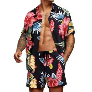 Camisas hawaianas para hombre, camisa hawaiana de vacaciones de verano, pantalones cortos informales con estampado para hombre, camisa de playa, conjuntos de dos piezas para hombre - Product Image 4