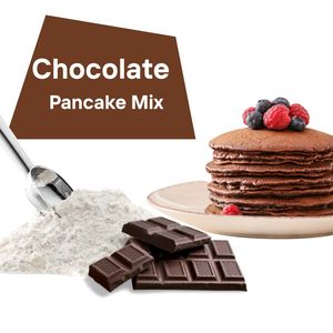 Chewco FSSC 22000 Certificado sin gluten Chocolate Desayuno Panqueque Mix Pastelería Premix Polvo 100% Bolsa pura Embalaje - Product Image 1