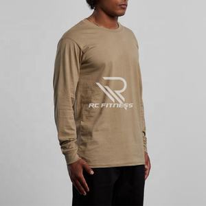 T-shirt basique à manches longues pour homme, en tissu 260g, respirant, anti-boulochage, imprimé décontracté, personnalisable, redéfinit les essentiels de la garde-robe - Product Image 5