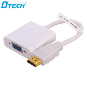 Convertisseur vidéo DTECH mâle <span class=keywords><strong>vers</strong></span> femelle HDCP 1.2 1080p câble <span class=keywords><strong>adaptateur</strong></span> <span class=keywords><strong>HDMI</strong></span> <span class=keywords><strong>vers</strong></span> <span class=keywords><strong>VGA</strong></span> pour moniteur de projecteur - Product Image 3