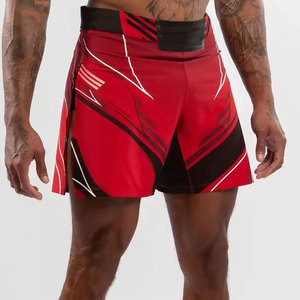 Short MMA à sublimation personnalisé pour adulte pour hommes-Short d'entraînement fitness d'arts martiaux respirant léger 100% polyester - Product Image 1
