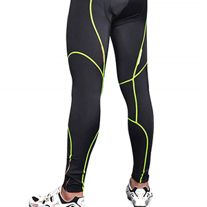 Logo personnalisé Produit Unique Noir Vert Couleur Spandex/Polyester Fitness Running Wear MMA Legging Collants Taille Élastique pour Hommes - Product Image 5