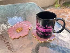 Posavasos de resina con forma de flor de alta calidad a un precio razonable utilizado en la cocina de la mejor calidad - Product Image 5