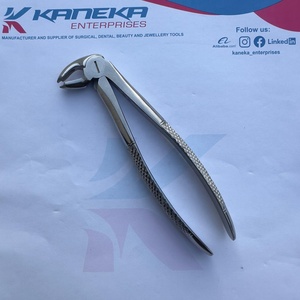 Pinzas de extracción de dientes quirúrgicos de acero inoxidable para cirugía oral, alicates Fig 22 G para quitar dientes de raíces inferiores, instrumento Dental - Product Image 5