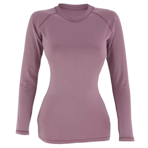 Rashguard OEM ODM Rash Guard woman Spandex Bjj Rash Guard Gym <b>Surfing</b> Diving Rashguard Compression MMA - Product Image 1