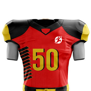 Conjuntos de Jersey de nombres de equipos deportivos de fabricación más populares con uniformes de fútbol americano de diseño personalizado - Product Image 4