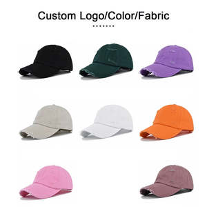 หมวกเบสบอลกีฬาฮิปฮอปทำจากโพลีเอสเตอร์/ ผ้าฝ้ายไม่ระบุ3D ปักลายตามสั่ง - Product Image 4