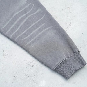 เสื้อฮู้ดผ้าฟลีซโอเวอร์ไซส์สำหรับผู้ชายผ้าคอตตอน100% 320gsm ปกติติดโลโก้ได้ตามต้องการ - Product Image 3