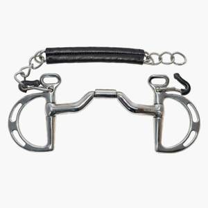 Kimblewick 20mm Produit de course de chevaux de sport équestre de luxe droit avec port et caoutchouc caractéristique durable - Product Image 4