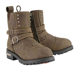 Calidad Premium personalizado su propio diseño de logotipo protección de seguridad correas de hebilla antideslizante botas de moto transpirables con OEM - Product Image 2