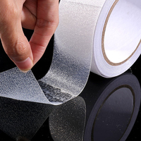 Bande antidérapante transparente en PEVA, bande antidérapante invisible et imperméable pour les escaliers, la douche, la salle de bain, la baignoire, la piscine et les sols en carrelage