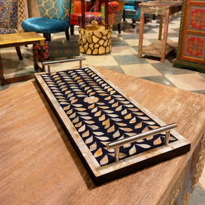 Bandeja de Servicio de Resina Finamente Elaborada con Estilo Moderno y Lujoso, Fácil de Limpiar, 10x12 Pulgadas, para Uso Profesional en Hoteles y Restaurantes. - Product Image 2