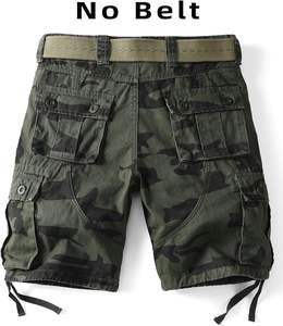 Pantalones cortos de carga para hombre con estilo Tela de tacto suave Opción de logotipo personalizado Ideal para colecciones de moda urbana y al aire libre - Product Image 2