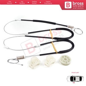 Kit de réparation de lève-vitre BWR626 pour porte avant gauche de Polo MK3 6N1 6N2 Hatchback 1994-2001 4/5 portes 6N4837461 - Product Image 4