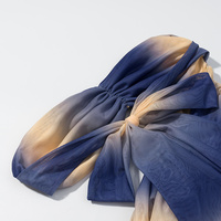 Robe longue d'été décontractée pour femmes, bleu et jaune, sans bretelles, dos évidé, plissée, longueur maxi, unie, teinte contrastée