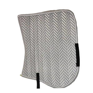 El mejor precio del fabricante, tela satinada, polialgodón, transpirable, cómodo, ecuestre, montar a caballo, saltar, almohadillas para SILLÍN personalizadas - Product Image 2