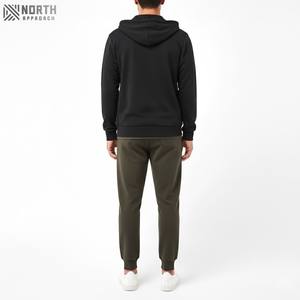 Conjunto Deportivo de Invierno con Capucha para Hombre al Mejor Precio, 100% Algodón con Logotipo Personalizado, Estilo Más Vendido - Product Image 2