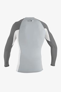 Camiseta de Manga Corta con Protección Solar UPF50, Transpirable, de Secado Rápido, Gris Blanco - Product Image 2