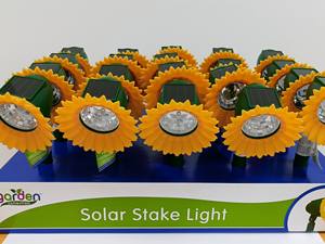 Vente en gros meilleur prix décoration de la maison lumière solaire extérieure pieu de tournesol solaire pour la collection de jardin - Product Image 2
