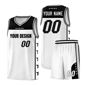 Conjuntos de Camisetas de Baloncesto Estampadas Transpirables de Alta Calidad, Uniformes con Logotipo Personalizado, Secado Rápido, Último Diseño - Product Image 5