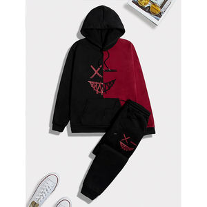 Survêtements athlétiques 2 pièces à capuche pour hommes, jogging, course à pied, ensembles de costumes de sport personnalisés pour l'hiver grande taille, salle de sport décontractée - Product Image 6