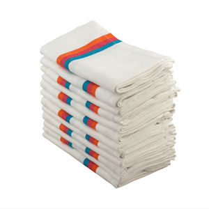 ผ้าเช็ดตัวผ้าฝ้ายเนื้อปลาเฮอริ่งเนื้อ100% แห้งเร็วใช้ในห้องครัว - Product Image 1