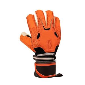 Gants de gardien de but de football professionnel pour enfants Logo personnalisé imprimé paume plate gants d'entraînement sportif Protection en cuir - Product Image 5