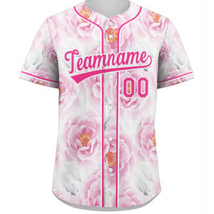 Fabricación Venta Caliente Mejor Calidad Béisbol Jersey Impreso Technics Ropa Deportiva Béisbol Jersey - Product Image 6