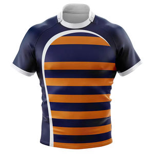 Ropa deportiva de calidad superior Hombres Rugby Jersey Totalmente personalizado Transpirable mejor tela Hombres Rugby Jersey con diseños perfectos - Product Image 1