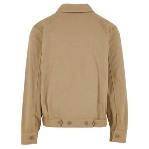 Chaqueta de Lona Personalizada con Cuello de Pana para Hombre, Chaqueta de Lona al por Mayor, Chaquetas de Trabajo de Algodón de Alta Calidad - Product Image 3