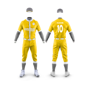 Uniforme de Béisbol Personalizado para Equipos |   Uniforme de Béisbol con Logotipo y Números Personalizados |   Uniforme de Béisbol Transpirable de Poliéster - Product Image 5