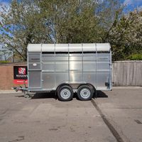 Nouvelle Conception Remorque Agricole NUGENT LC3618H avec Essieu FUWA pour Bétail et Ovins, Prête pour Transport en Conteneur 20/40 pieds, 2-3T PL
