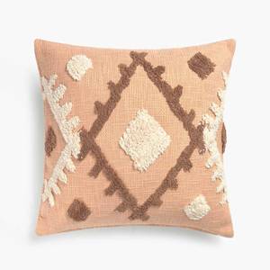 Fundas de cojín bohemio de algodón 100%, patrón geométrico Vintage tejido a mano con cierre de cremallera, estilo liso para uso doméstico en la espalda de los sofás - Product Image 6