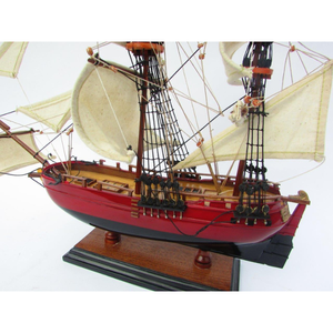 RED RACKHAM'S PIRATE SHIP <b>WOODEN</b> BOATS MODEL / BELGIUM TALL SHIPS / HANDMADE <b>CRAFTS</b> for DECORATION - Product Image 3