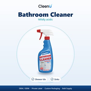 <b>Bathroom</b> <b>Cleaner</b> Spray 500ml Bleach Free Soap Scum Remover Shower <b>Tile</b> Cleaning Supplies for Glass Sinks Tubs OEM Private Label - Product Image 1
