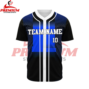 Camiseta de béisbol personalizada con bajo MOQ, camiseta de béisbol sublimada de nuevo diseño - Product Image 3
