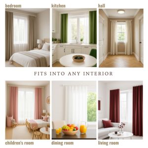 BOJANEK Double Curtain Rod 19 + 19 mm Carbon Steel Traditional Different Lengths Different Finials Colors Easy Customization - Product Image 6