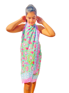 À la mode Designer Style Sarong Beachwear Vacances Plage Coverup longue robe d'été fluide Vacances Plage Coverup au meilleur prix - Product Image 3